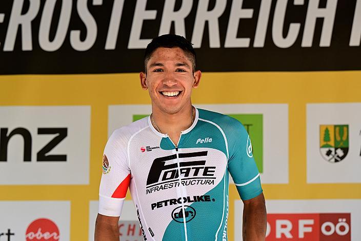 Etappensieger Edgar David Cadena (MEX, Petrolike) 3. Etappe Bad Schallerbach - Aigen - Schlägl, 15. Int. Raiffeisen OÖ-Radrundfahrt UCI Kat. 2.2