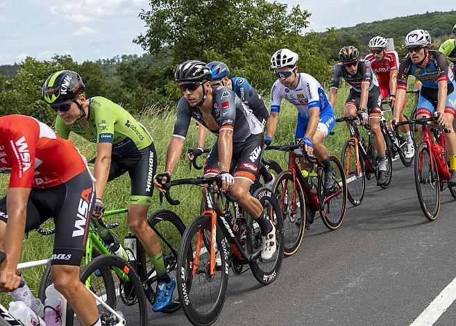 Im Feld Florian Gamper (AUT, Tirol KTM Cycling Team) ÖSTM Strasse Mattersburg, Österreichische Staatsmeisterschaft U23, Elite Damen und Herren