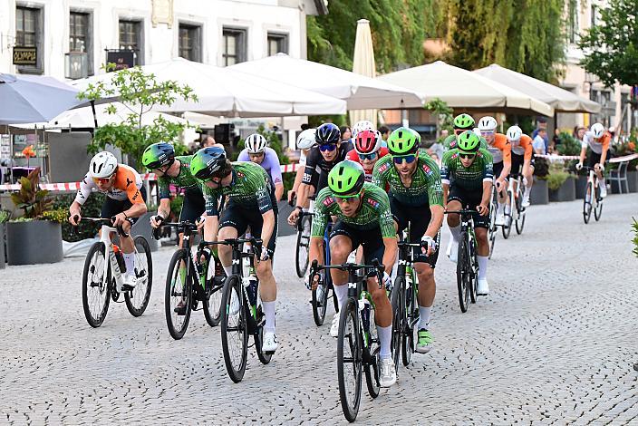 Team Hrinkow Advarics in der Führung beim 28. Int. ASVÖ - HRINKOW City Kriterium Steyr, Herren Elite, ÖRV, Radsport, Mountainbike, ELITE Rennrad
