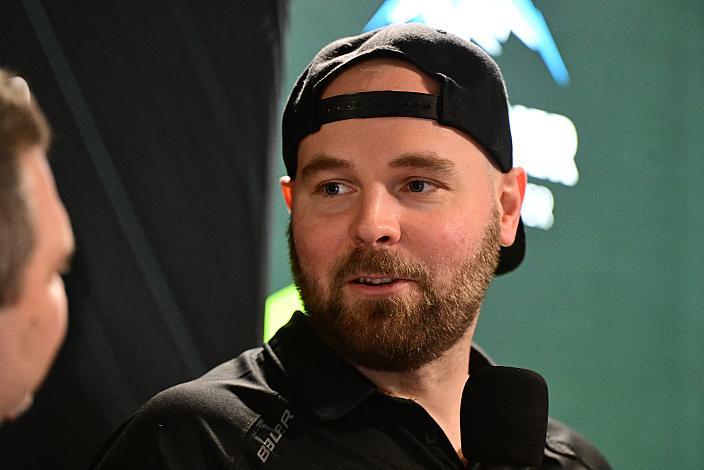 Tormann Rasmus Tirronen (Steinbach Black Wings Linz) Steinbach Black Wings Linz , VIP Bereich, Linz AG Eisarena