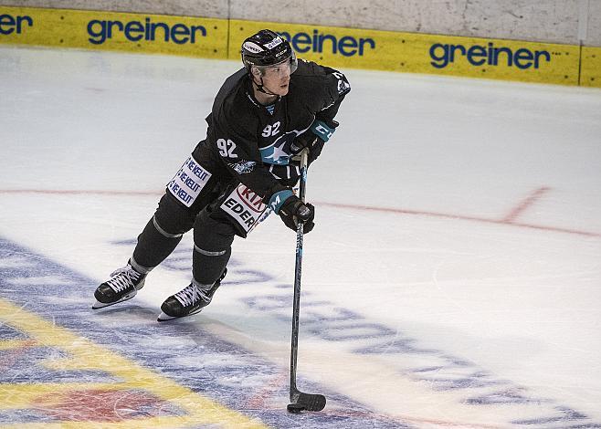 Troy Rutkowski (EHC Liwest Black Wings Linz) Testspiel, EHC Liwest Black Wings Linz vs CEZ Motor Ceske Budejovice