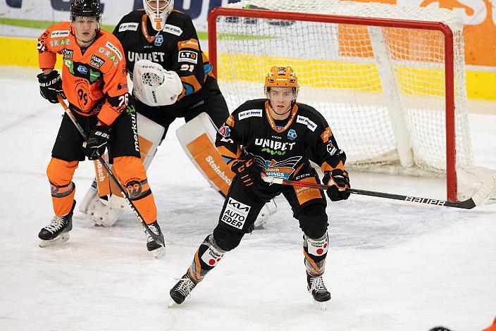 Emilio Romig (Steinbach Black Wings Linz) Steinbach Black Wings Linz vs Moser Medical Graz 99ers, bet-at-home ICE Hockey League