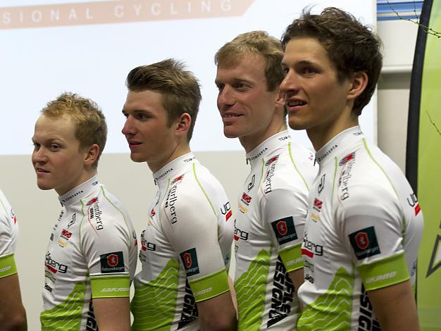 Dominik Hrinkow, AUT, Daniel Biedermann, AUT, Maarten DeJonge, NED; Florian Bissinger, GER;  Hrinkow Bikes; Team Vorarlberg 2013