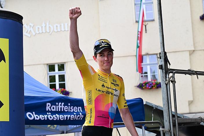 Sieger Kilian Feurstein (AUT, Team Vorarlberg), 3. Etappe Asten - Bad Schallerbach, Oberösterreich Rundfahrt