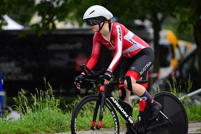  Eva Lanzl (AUT, Cycling Austria Juniors) Zeitfahren Herzogenburg,  3. Etappe Sportland NOE WOMEN Tour