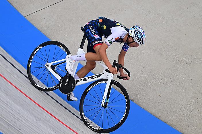 Santiago Wrolich (AUT, EC Panaceo KAC), Hello Yellow Velodrom Linz, Rad Bahnstaatsmeisterschaft 2025