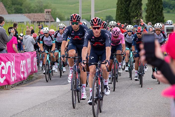 Filippo Ganna (Ita, Ineos Grenadiers), Salvatore Puccio (ITA, Ineos Grenadiers) Stage 15 Grado - Gorizia (147km), 104. Giro d Italia, UCI Worl Tour