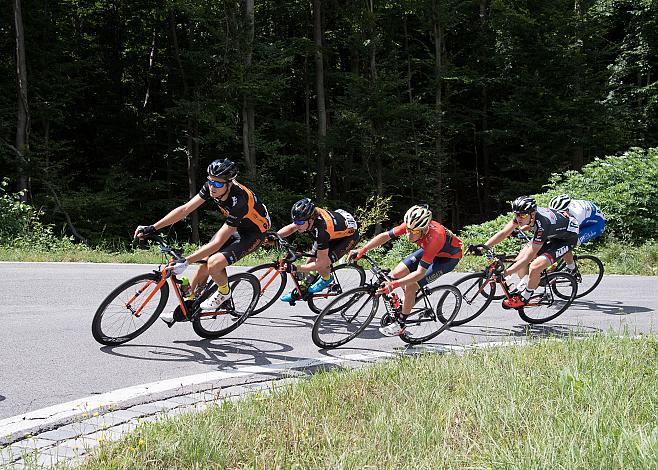 Andreas Walzel (AUT, Team Feldbinder Owayo Ktm), Hermann Pernsteiner (AUT, Bahrain Merida Pro Cycling Team) Staatsmeisterschaft, Strassenrennen, Kahlenberg, Wien