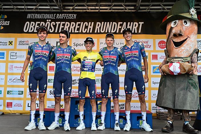 Bestes Team Das Soudal - Quickstep Devo Team 4. Etappe Aigen - Schlägl - Aigen - Schlägl, Oberösterreich Rundfahrt