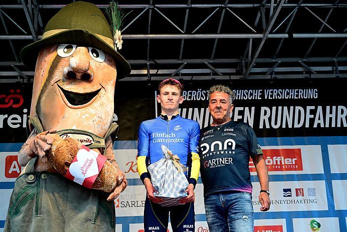 Im Punkte Trikot Oscar Amey (GBR, Willebrord Wil Vooruit), 50. OÖ Junioren Rundfahrt, 2. Etappe Sarleinsbach - Sarleinsbach