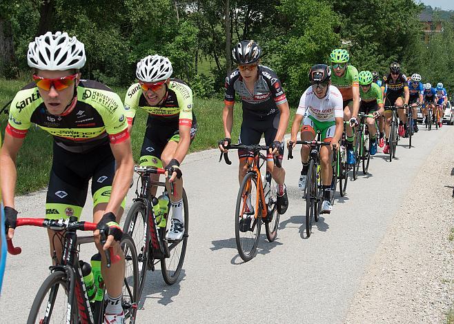 Johannes Adamietz (GER, Tirol Cycling Team), Daniel Savini (ITA, Bardiani CSF)   4. Etappe Traun - Ternberg