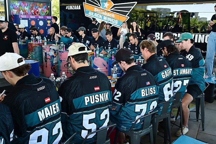 Die Steinbach Black Wings Linz,  TeamPräsentation,  Steinbach Black Wings Linz