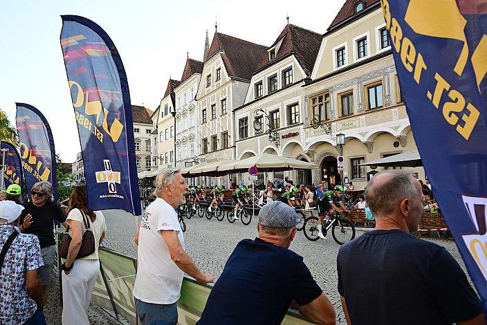 Team Hrinkow Advarics in der Führung beim 28. Int. ASVÖ - HRINKOW City Kriterium Steyr, Herren Elite, ÖRV, Radsport, Mountainbike, ELITE Rennrad