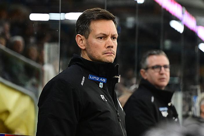 Head Coach Philipp Lukas (Steinbach Black Wings Linz) 19. Runde ICE, Steinbach Black Wings Linz vs HC Pustertal Wölfe, Linz AG Eisarena 