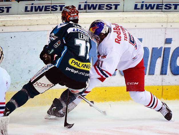 Pat Leahy, Linz und Matthias Trattnig, Salzburg, EHC Liwest Black Wings Linz vs EC Red Bull Salzburg, Halbfinale, Semifinale, Play-Offs 