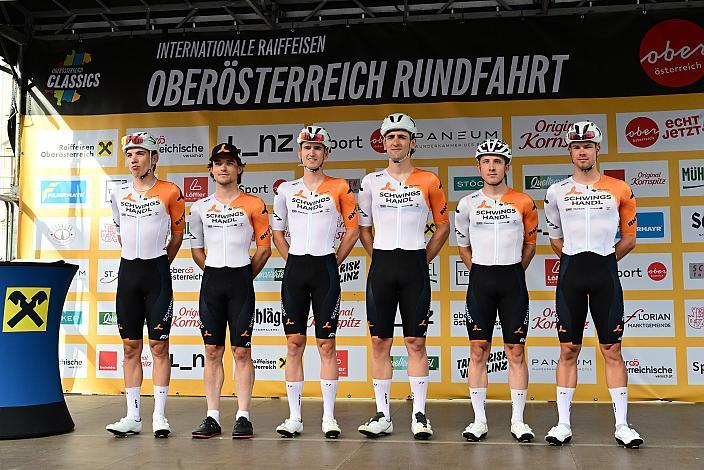 Das Team Schwingshandl Intralogistics (AUT) 1. Etappe Linz Hauptplatz - Pöstlingberg, Oberösterreich Rundfahrt