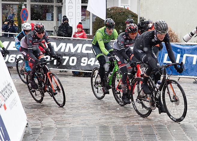 Jakob Geszner (GER, rad - net Rose) Stefan Kolb (AUT, Hrinkow Advarics Cycleang Team) Herren Elite, U23, Radliga, 60. Radsaison-Eröffnungsrennen Leonding, Oberösterreich 