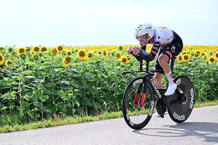 Sieger Felix Grossschartner (AUT, UAE Team Emirates - XRG) ÖM Staatsmeisterschaft, Zeitfahren, Frauenkirchen, Burgenland