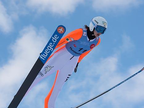 Elena Runggaldier (ITA), FIS Ski Jumping World Cup Ladies, Hinzenbach