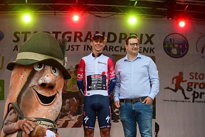 Bester Erstjähriger Junior Sune De Valck (BEL, Soudal Quick-Step U19),  50. OÖ Junioren Rundfahrt, 1. Etappe Marchtrenk - Marchtrenk