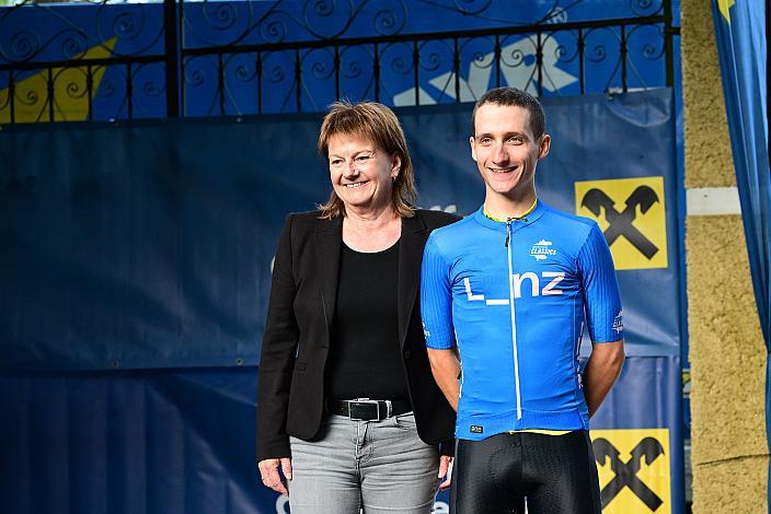Sieger 1. Etappe Lorenzo Galimberti (ITA, Petrolike) 1. Etappe Linz - Pöstlingberg, 15. Int. Raiffeisen OÖ-Radrundfahrt UCI Kat. 2.2