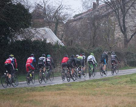 Die 14 Mann Spitzengruppe, Radsport, GP Laguna Porec UCI 1.2
