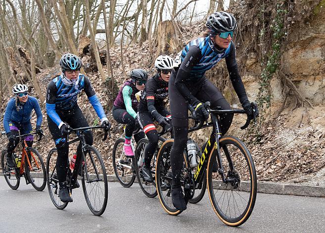 Sophie Schober (AUT, RC Arbö Voest), Barbara Mayer (AUT, RC Arbö Voest), Damen Radliga, 60. Radsaison-Eröffnungsrennen Leonding, Oberösterreich