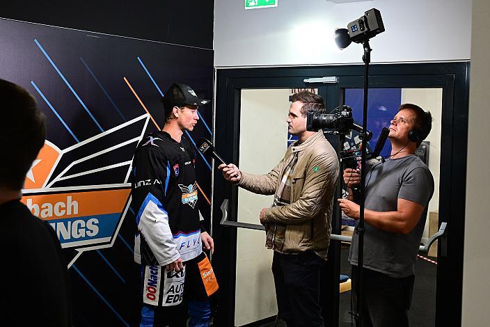 Interview mit Stefan Gaffal (Steinbach Black Wings Linz) Eistraining Steinbach Black Wings Linz , Linz AG Eisarena 