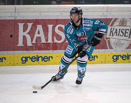 Marc-Andre Dorion (EHC Liwest Black Wings Linz),  EHC Liwest Black Wings Linz vs Vienna Capitals