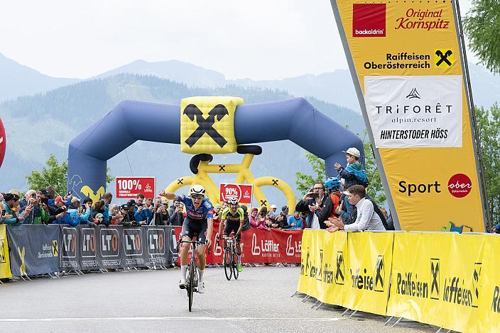 Etappen und Gesamtsieger Luca Vergallito (ITA, Alpecin-Deceuninck Development Team) 3. Etappe St.Florian/Asten  - Hinterstoder, Int. Raiffeisen Oberösterreich Rundfahrt UCI Kat. 2.2