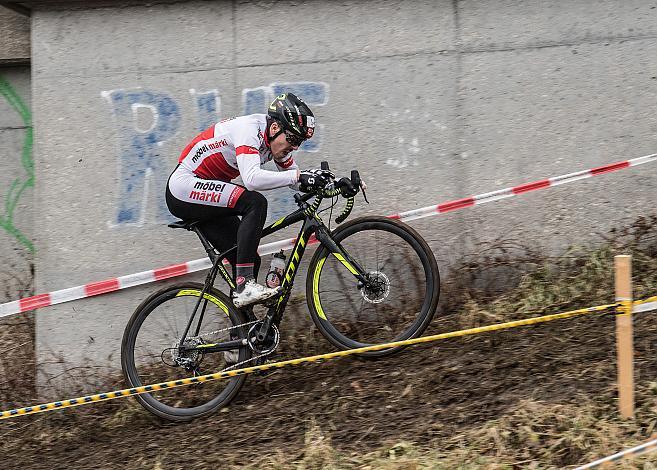 07.01.2018, St. Pölten, AUT, Rad Querfeldein Staatsmeisterschaft Elite Herren, 2018, St. Pölten, Niederösterreich, im Bild Gregor Raggl (AUT, Möbel Märki MTB Pro Team) Staatsmeister 2018 //  during cycling cross championship, St. 