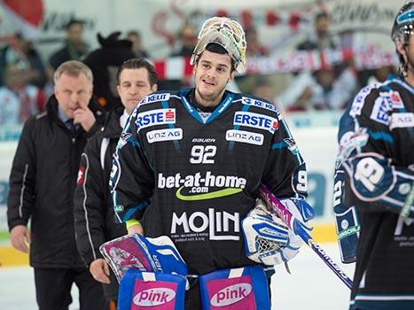 Thomas Dechel, Linz EHC Liwest Black Wings Linz vs HCB Suedtirol, 7. Viertelfinale