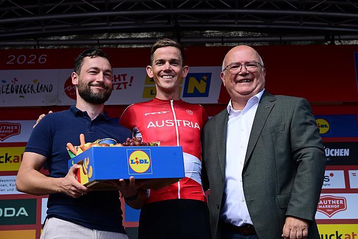 Gesamtsieger der 75. Lidl Tour of Austria Gregor Mühlberger (AUT, Austria), 5. Etappe von Langenlois nach Wien, 109km, Tour of Austria