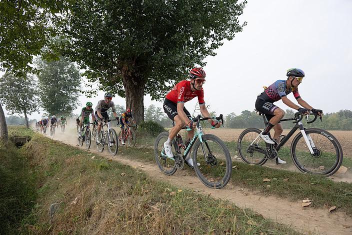 Anthony Delaplace (FRA, Team Arkea Samsic), Felix James Meo (NZL, Maloja Pushbikers) 3rd Serenissima Gravel, Cittadella