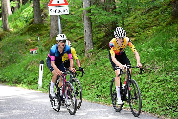 Anstieg zur Höss,, Edgar David Cadena (MEX, Petrolike),  Mattia Gaffuri (ITA, Swatt Club), Jannis Peter (GER, Team Vorarlberg), 4. Etappe St.Florian /Asten - Hinterstoder/Höss 15. Int. Raiffeisen OÖ-Radrundfahrt UCI Kat. 2.2