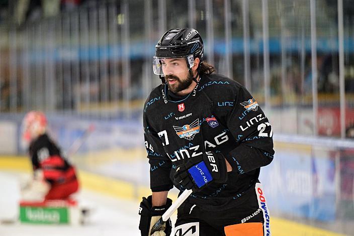 Shawn St.Amant (Steinbach Black Wings Linz) 7. Runde ICE, Steinbach Black Wings Linz vs EC KAC, Linz AG Eisarena 