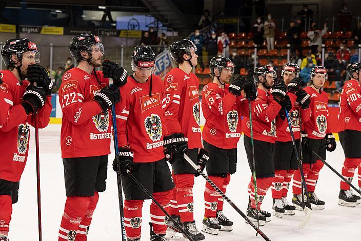 Österreich vs Tschechische Republik, Eishockey Nationalteam, Testspiel Linz, Oberösterreich 