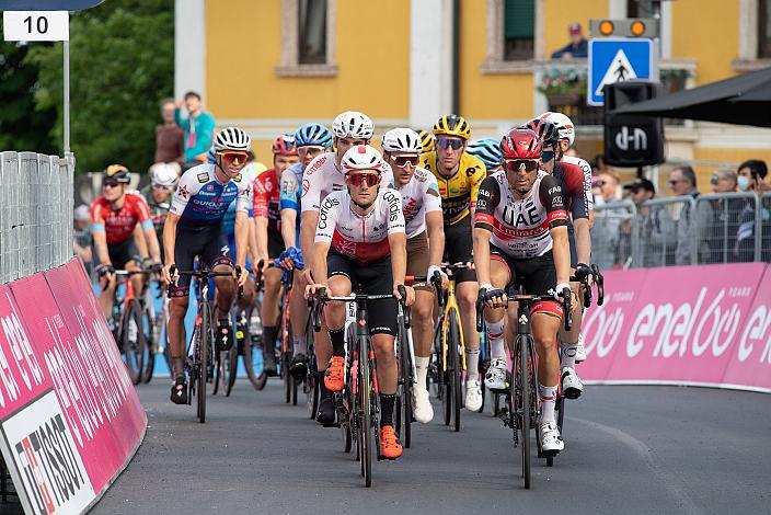 Remy Rochas (FRA, Cofidis), Diego Ulissi (ITA, UAE Team Emirates), Stage 17 Ponte di Legno - Lavarone, 105. Giro d Italia, UCI Worl Tour