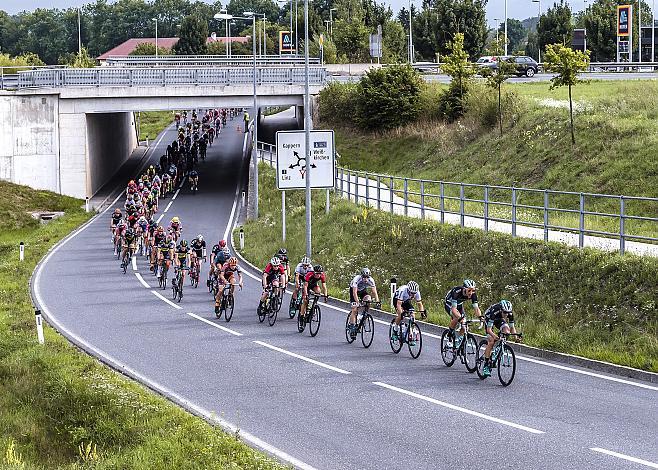 Das Feld bei Marchtrenk, Traun - Marchtrenk, OberÃ¶sterreich Junioren Rundfahrt