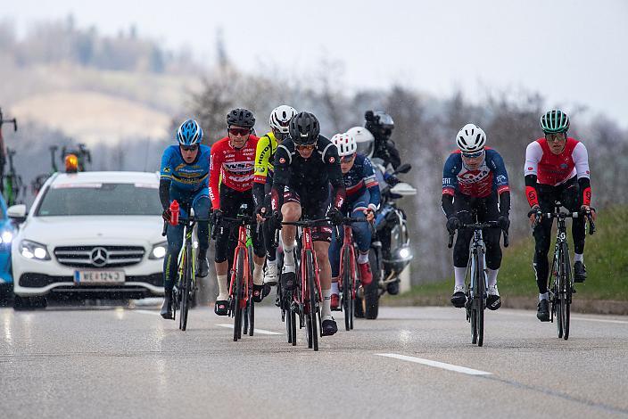 Ausreisser mit Martin Messner (AUT, WSA KTM Graz pb Leomo),  Felix Engelhardt (GER, Tirol KTM Cycling Team), Florian Kierner (Team Felbermayr Simplon Wels), Herren Elite, U23, Radliga, 60. Raika Kirschbluetenrennen, Wels, Oberösterreich