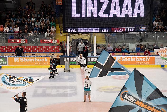 Raphael Wolf (Steinbach Black Wings Linz) Steinbach Black Wings Linz vs Eisbären Berlin,  WIn2day ICE Hockey League