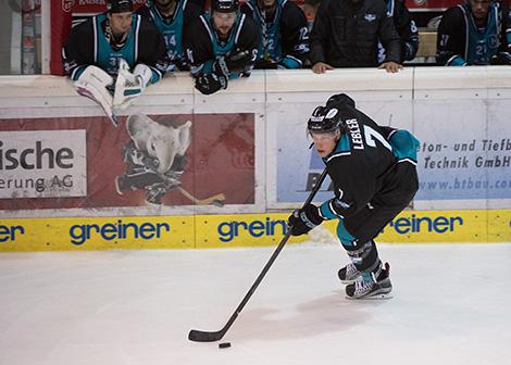 Brian Lebler (EHC Liwest Black Wings Linz) EHC Liwest Black Wings Linz  vs Straubing Tigers