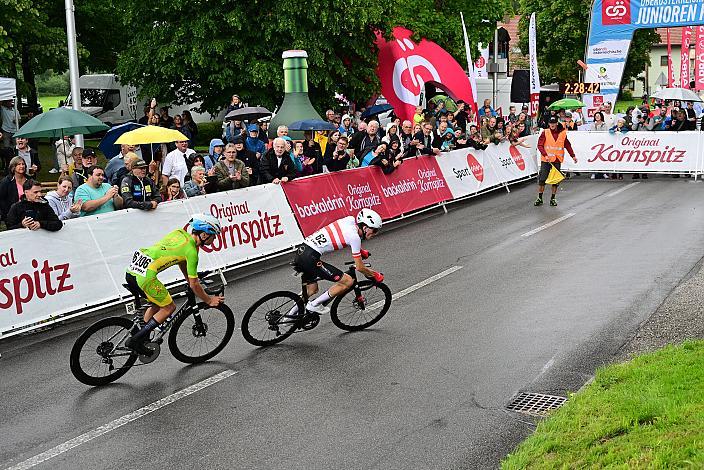 Bester Österreicher Michael Hettegger (AUT, LRV Oberösterreich),  50. OÖ Junioren Rundfahrt, 3. Etappe Bad Wimsbach Strass im Attergau
