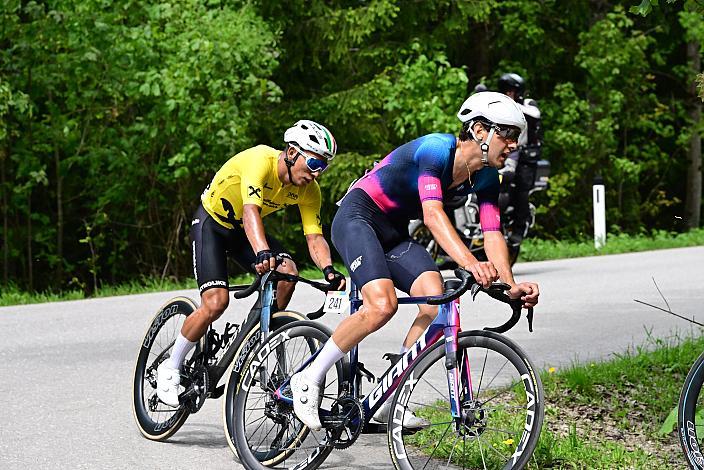 Anstieg zur Höss,, Edgar David Cadena (MEX, Petrolike),  Mattia Gaffuri (ITA, Swatt Club),  4. Etappe St.Florian /Asten - Hinterstoder/Höss 15. Int. Raiffeisen OÖ-Radrundfahrt UCI Kat. 2.2