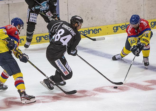 Dragan Umicevic (EHC Liwest Black Wings Linz)  Testspiel, EHC Liwest Black Wings Linz vs CEZ Motor Ceske Budejovice