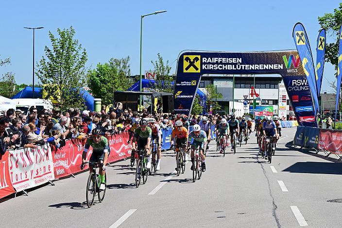Giacomo Ballabio (ITA, Hrinkow Advarics), Loic Bettendorff (LUX, Hrinkow Advarics) Herren Elite, U23, Road Cycling League Austria, 63. Raika Kirschbluetenrennen, Wels, Oberösterreich