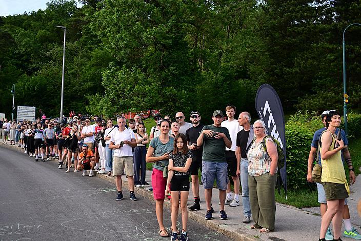 Fans an der Strecke 1. Etappe Linz Hauptplatz - Pöstlingberg, Oberösterreich Rundfahrt