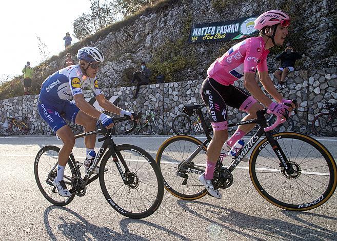 Joao Almeida (POR, Deceuninck - Quick Step), Fausto Masnada (ITA, Deceuninck - Quick Step)   Stage 15,  Base Aerea Rivolto  ›  Piancavallo   (185k) 15. Etappe, 103. Giro d Italia 