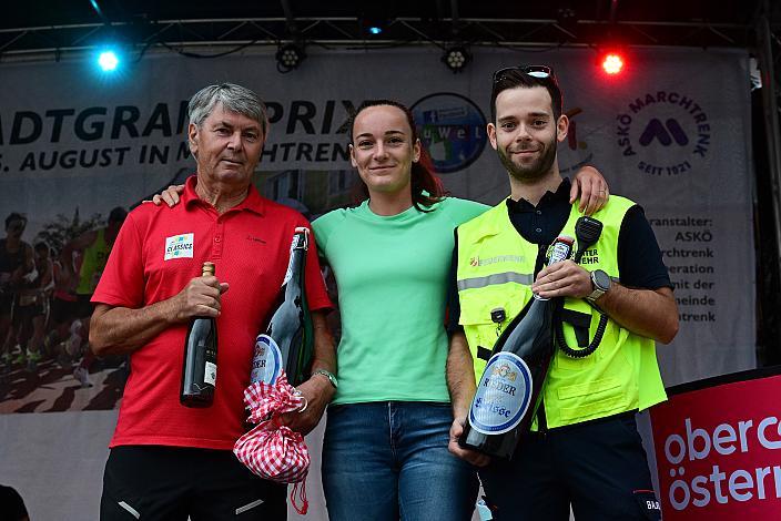 Ehrung Organisation Streckensicherung, 50. OÖ Junioren Rundfahrt, 1. Etappe Marchtrenk - Marchtrenk