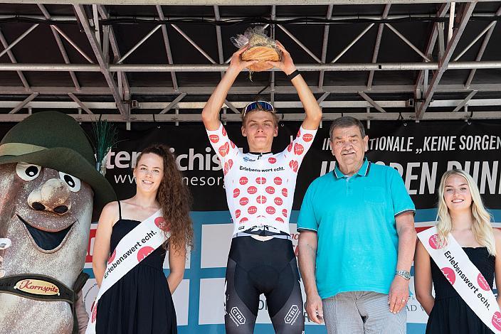 Etappensieger Im Bergtrikot Artem Shmidt (USA, Cannibal Team), Bad Wimsbach - Strass im Attergau, Int. "Keine Sorgen" Junioren Rundfahrt UCI Kat. 2.1 MJ